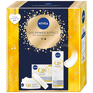 NIVEA SET Q10 Power Effect dieninis veido kremas 50 ml + paakių kremas 15 ml