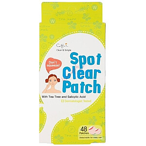 CETTUA Spot Clear Patch 48 pašlīmējošs plāksteris pūtītēm, 48 gab.