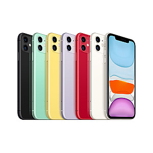 Apple iPhone 11 15,5 cm (6,1 collas) ar divām SIM kartēm iOS 14 4G 64 GB, melns