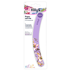 KILLYS Floralove papīra nagu vīle Banana Purple 180/240