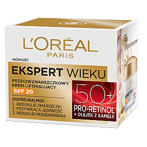 L&#39;OREAL Age Expert 50+ pretgrumbu liftings krēms 50ml