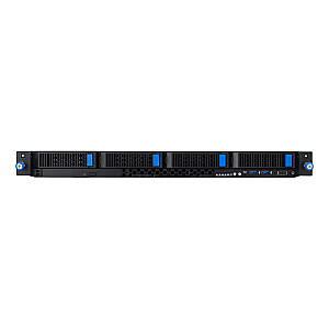 ASUS Rack 1U RS300-E12-PS4/350W Intel C262 LGA1700 95W 4xDDR5 4400/4000/3600 4x3.5"/2.5" 4*SATA/SAS/NVMe 2x Intel I210AT PLUS ports 0350 1x vadība8