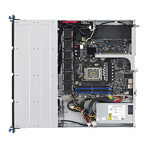 ASUS Rack 1U RS300-E12-PS4/350 Вт Intel C262 LGA1700 95 Вт 4xDDR5 4400/4000/3600 4x3,5"/2,5" 4*SATA/SAS/NVMe 2x Intel I210AT 1x порт управления 350 Вт 80 PLUS Gold