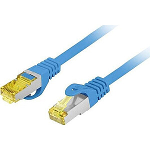 Lanberg PATCHCORD KAT.6A S/FTP LSZH CU 1.5M NIEBIESKI FLUKE PASSED LANBERG