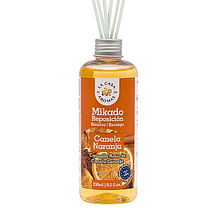 LA CASA DE LOS AROMAS Mikado aromātiskā eļļa ar kanēli un apelsīnu, 250 ml