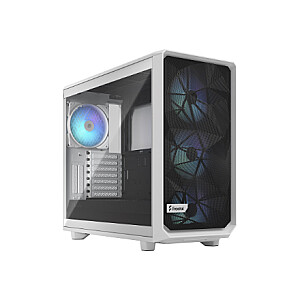 Fractal Design | Meshify 2 RGB TG Clear Tint | Side window | White | E-ATX | Power supply included No | ATX