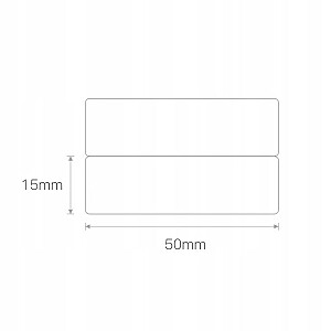 Niimbot T50*15/2R-460 Термоэтикетки белые