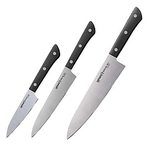 Set of 3 Samura Harakiri Kitchen Knives 0220B