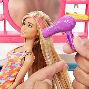 BARBIE HAIR SALON TOTALLY HAIR SET + DOLL HKV00