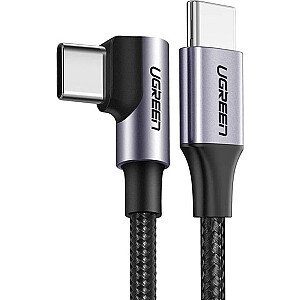 Ugreen USB-C uz USB-C USB kabelis 3 m melns (80714)