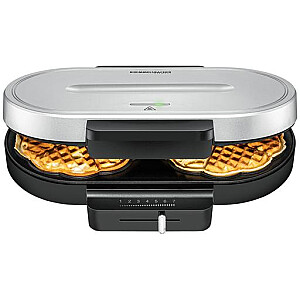 Rommelsbacher Wafflemaker silver black WA 1250 (WA 1250)