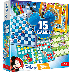 TREFL DISNEY Комплект настольных игр 15 в 1