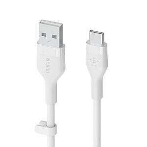 Kabel BoostCharge USB-A do USB-C silikonowy 1m, biały