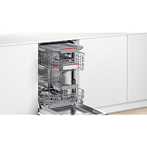 BOSCH Built-In Dishwasher SPV6YMX01E, Energy class B, Width 45 cm, Home Connect, AquaStop, 6 programs, Led Spot