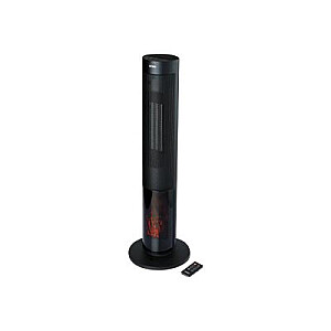 Domo Heating Tower with Chimney effect black Schwarz (DO7345H)