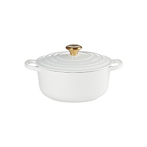 Le Creuset Čuguna katls apaļ&scaron; &Oslash;24cm / 4,2L balts