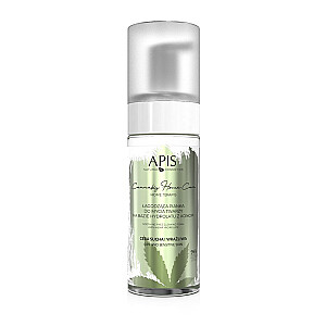 APIS Cannabis Home Care nomierinošas attīrošas putas sejai ar kaņepju hidrolātu 150 ml