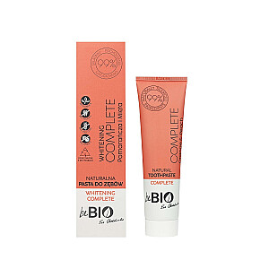 BE BIO Whitening Complete Natural zobu pasta "Apelsīns un piparmētra" 100 ml