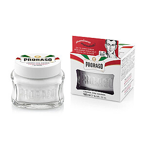 PRORASO White Crema Pre Barba nomierinošs krēms pirms skūšanās 100ml