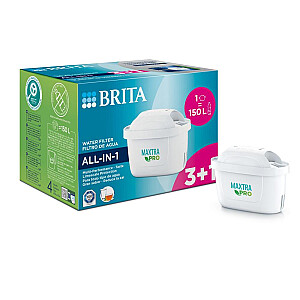 BRITA ALL-IN-1 MXPRO FILTRA KĀRTRIDŽS 3+1, (1IEPAK.= 4GAB.), BRITA