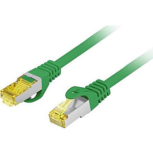 Lanberg PATCHCORD KAT.6A S/FTP LSZH CU 1.5M ZIELONY FLUKE PASSED LANBERG