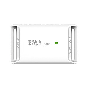 D-Link | DPE-301GI Gigabit PoE Injector Compliant with 802.3af/802.3at | 10,100,1000 Mbit/s | Ethernet LAN (RJ-45) ports 2