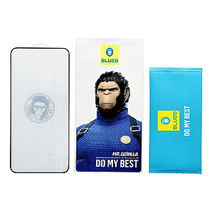 BlueO 5D Mr. Monkey Glass aizsargstikls pilnam ekrānam Apple iPhone 16 melns