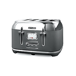 Muse Bread Toaster | MS-131DG | Power 1800 W | Number of slots 4 | Housing material Stainless Steel