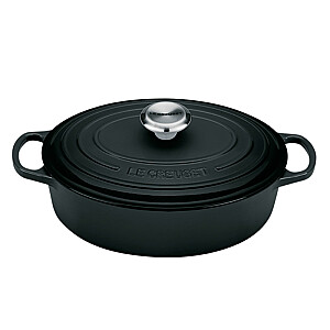 Le Creuset Čuguna katls ovāls Ø27cm / 3,4L matēts melns