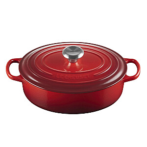 Le Creuset Кастрюля чугунная овальная Ø27см / 3,4л красная