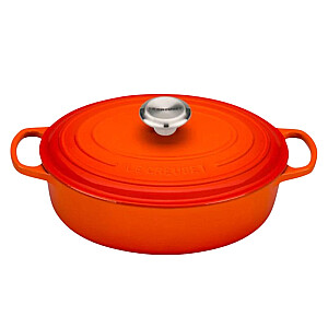 Le Creuset Čuguna katls ovāls &Oslash;27cm / 3,4L oranžs