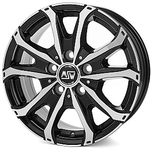 MSW 48 Van Gloss Black Full Polished 7x17 5x160 ET55 CB65,1 60° 1300 kg W19328009T56 MSW