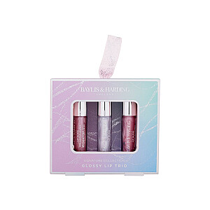 Signature Collection Glossy Lip Trio Jojoba, Vanilla & Almond Oil 2,5ml