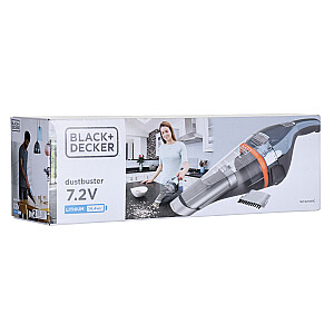 Ручной пылесос Black & Decker NVC220WBC, синий, хром, без мешка для сбора пыли