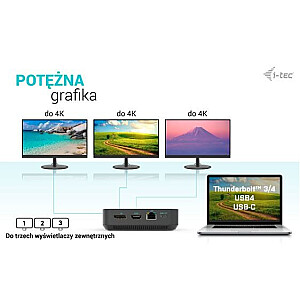 Stacja dokująca USB-C HDMI Dual DP Docking Station Power Delivery 100 W 