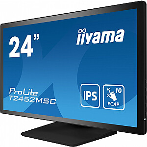 Monitor 23.8 cala T2452MSC-B1 10 PKT. POJ,IPS,HDMI,DP 