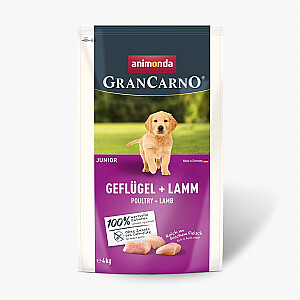 ANIMONDA Gran Carno Junior Poultry with Lamb - dry dog ​​food - 4 kg