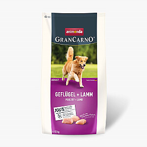 ANIMONDA Gran Carno Adult Poultry with Lamb - dry dog ​​food - 12 kg