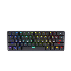 SAVIO Mechanical Keyboard BLACKOUT Brown (Outemu Brown), black