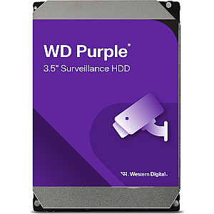 WD Purple 8TB 3,5 collu SATA III (6 Gb/s) servera diskdzinis (WD85PURZ)