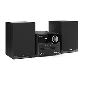 Sharp XL-B512(BK) Hi-Fi Micro System, CD/FM/USB/Bluetooth v5.0, 45W, Black | Sharp | Hi-Fi Micro System | XL-B512(BK) | Black | USB port | AUX in | Bluetooth | CD player | FM radio | Wireless connection