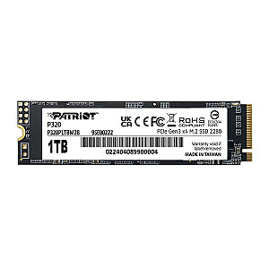 SSD PATRIOT VIPER P320 M.2 PCI-Ex4 NVMe 1 TB 3 GB/с (P320P1TBM28)