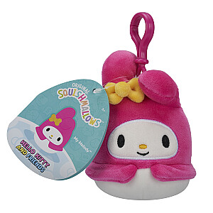 SQUISHMALLOWS HELLO KITTY W20 Piespraužama plīša rotaļlieta, 8 cm