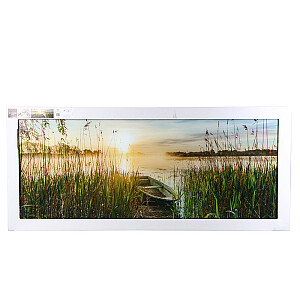 Foto glezna 50x125cm BOAT IN THE GRASS GL-01494