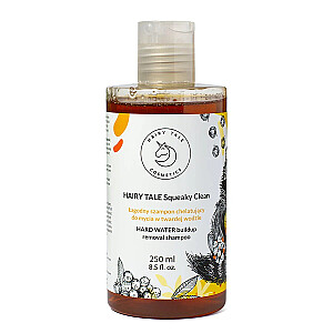 HAIRY TALE Squeaky Clean mīksts helātus veidojošs šampūns mazgāšanai cietā ūdenī 250ml