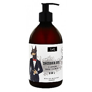 LAQ Doberman dušas želeja 8in1 dušas želeja ar seksa un biznesa aromātu 500ml