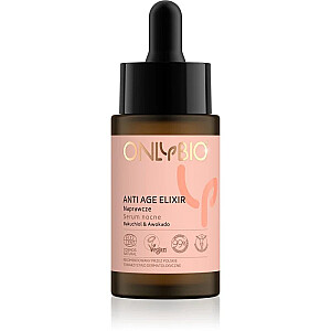 ONLYBIO Anti Age Elixir atjaunojošs nakts serums 30ml