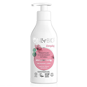 ONLYBIO Prebiotikas šķidrums intīmai higiēnai katrai dienai Lactic Acid & Lewan 250 ml