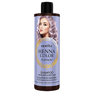 Plaukų šampūnas VENITA Henna Color Platinum 300ml