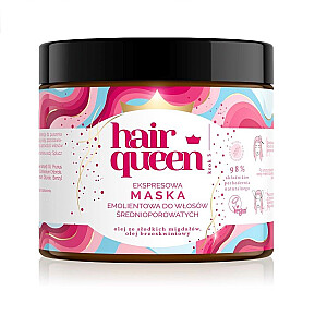 HAIR QUEEN Экспресс-смягчающая маска для волос средней пористости 400мл